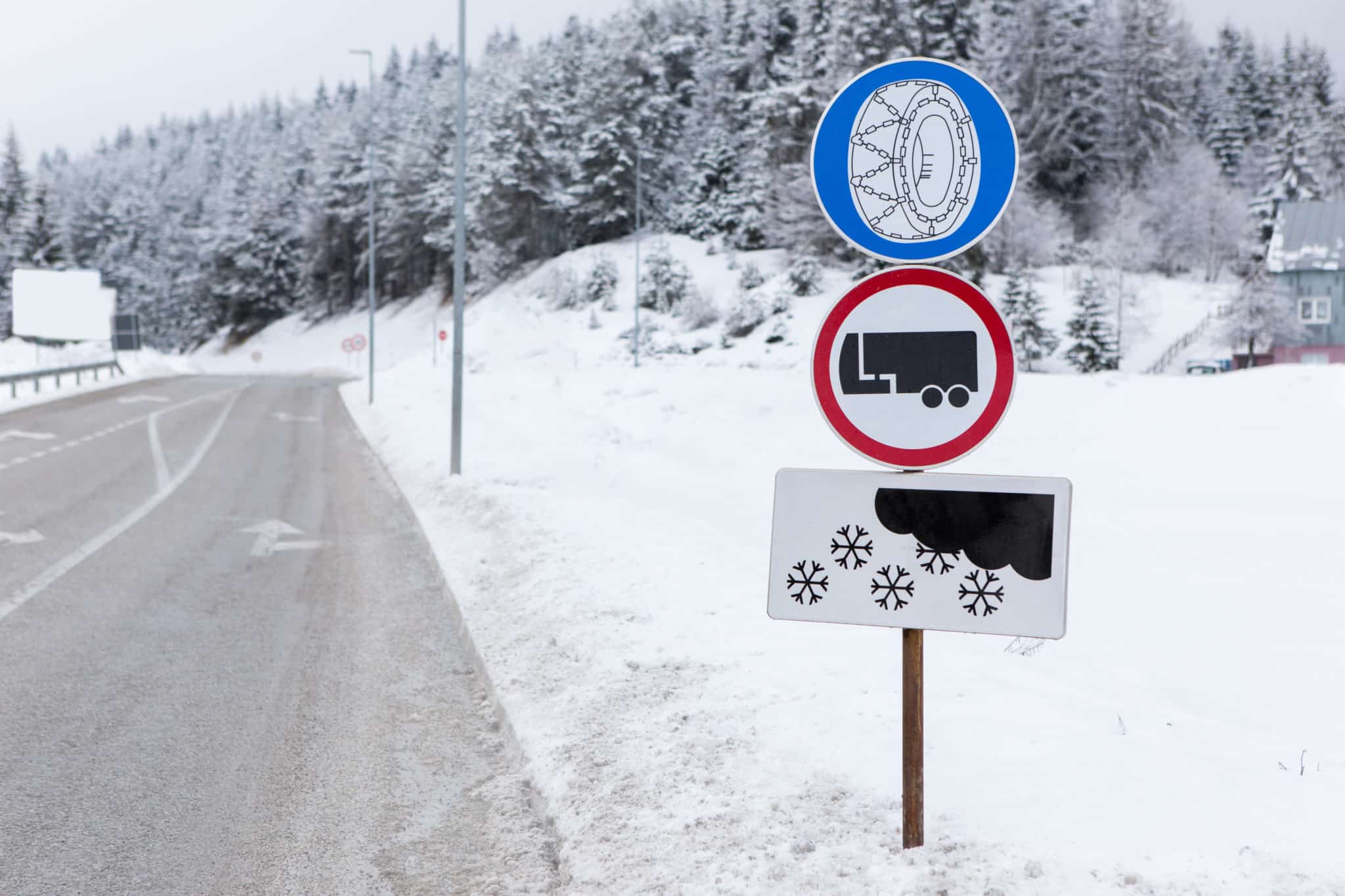 snow chains for semi trucks