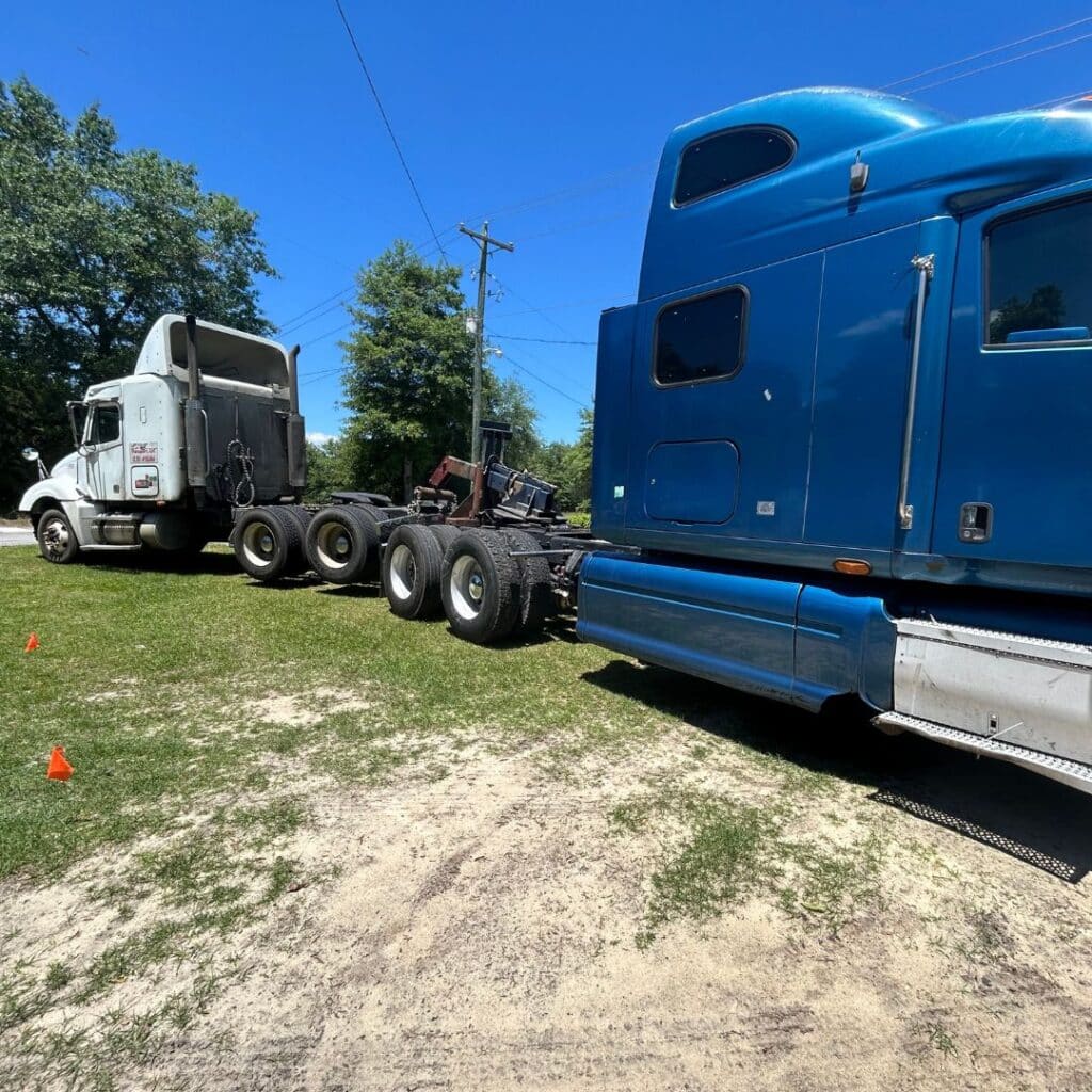 towing semi